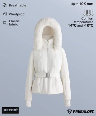 Утепленная куртка для горнолыжников супер-плотная PRIMALOFT® SKI- Заказать в России