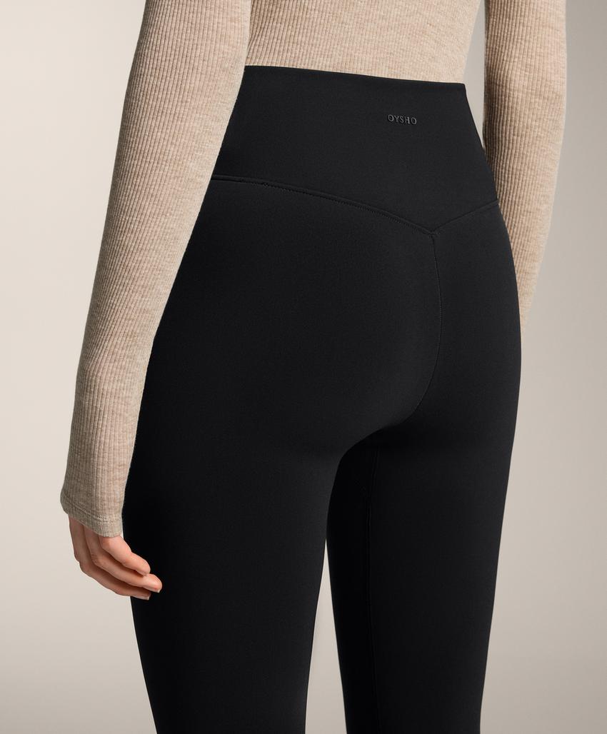 Лосины до лодыжек супервысокой посадки с безшовной отделкой и дополнительной теплотой 70 см