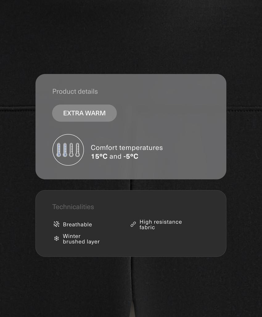 Лосины до лодыжек супервысокой посадки с безшовной отделкой и дополнительной теплотой 70 см