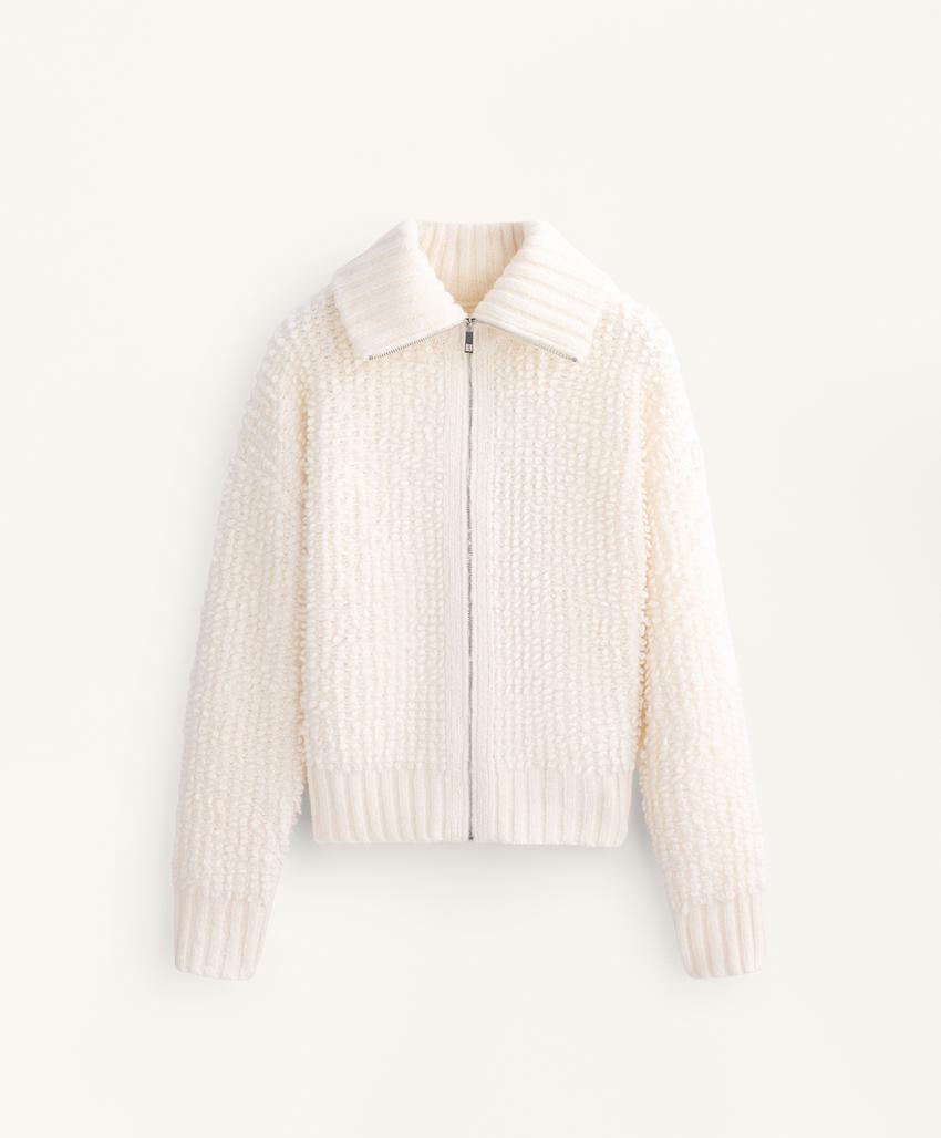 Кардиган с текстурным узором