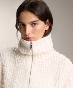 TEXTURED KNIT JACKET- Заказать в России