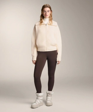 KNIT JACKET WITH HIGH COLLAR- Заказать в России