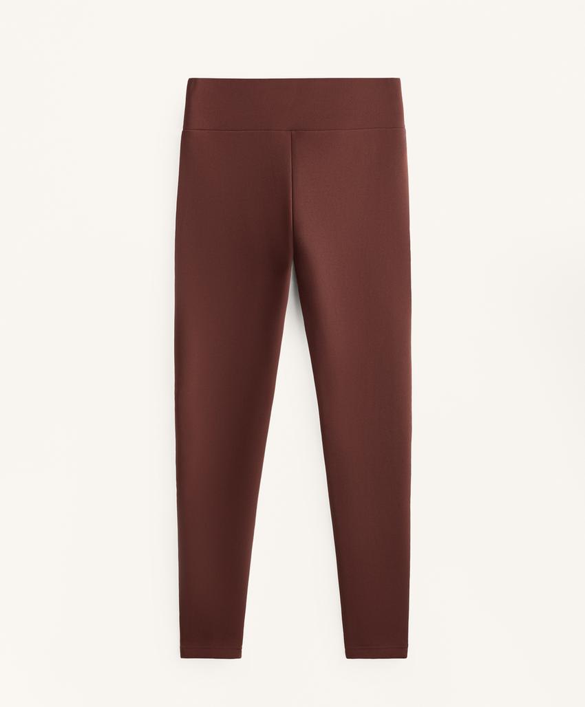 Супер-теплые безшовные леггинсы 70 см с высокой посадкой до щиколотки