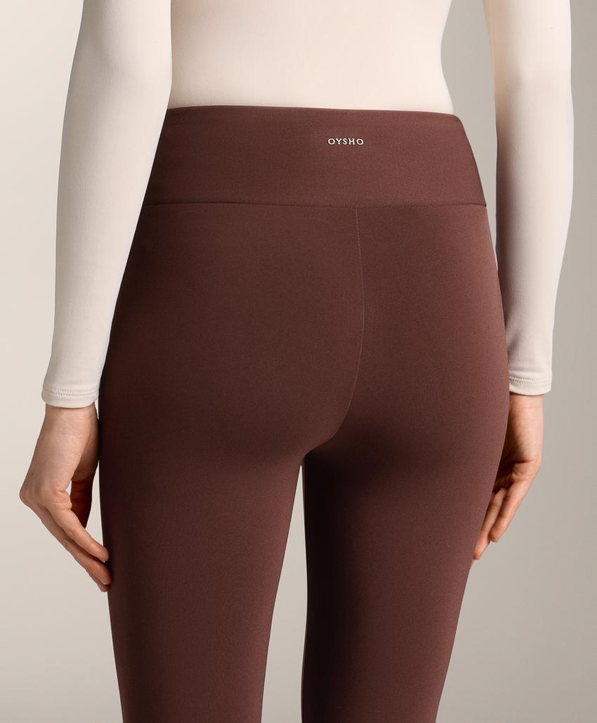 Супер-теплые безшовные леггинсы 70 см с высокой посадкой до щиколотки