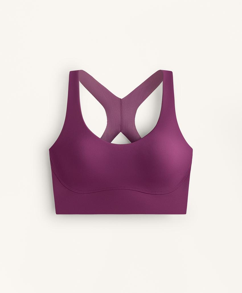 Сжимающий бюстгальтер с чашечками средней поддержки