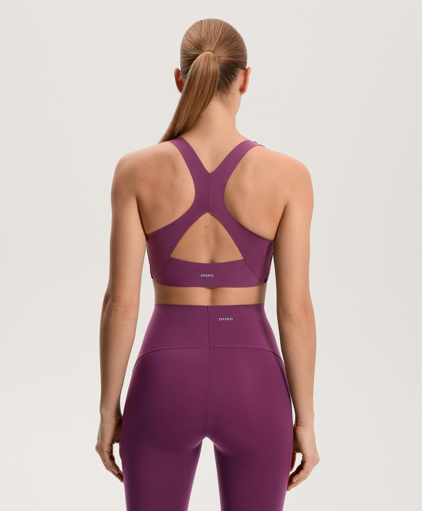 Сжимающий бюстгальтер с чашечками средней поддержки