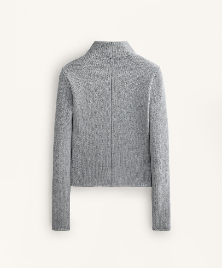 Очень теплая длинная плетеная техническая куртка