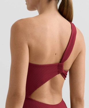 MINI CHECK JACQUARD ASYMMETRIC TRIKINI- Заказать в России