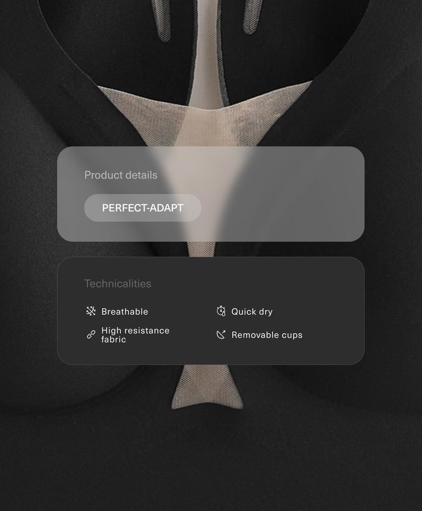 Прозрачный топ без рукавов perfect-adapt