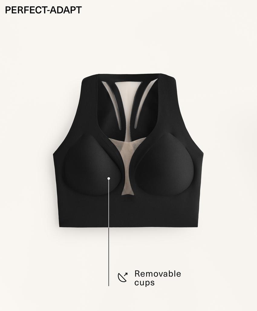 Прозрачный топ без рукавов perfect-adapt