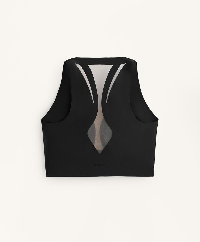 Прозрачный топ без рукавов perfect-adapt