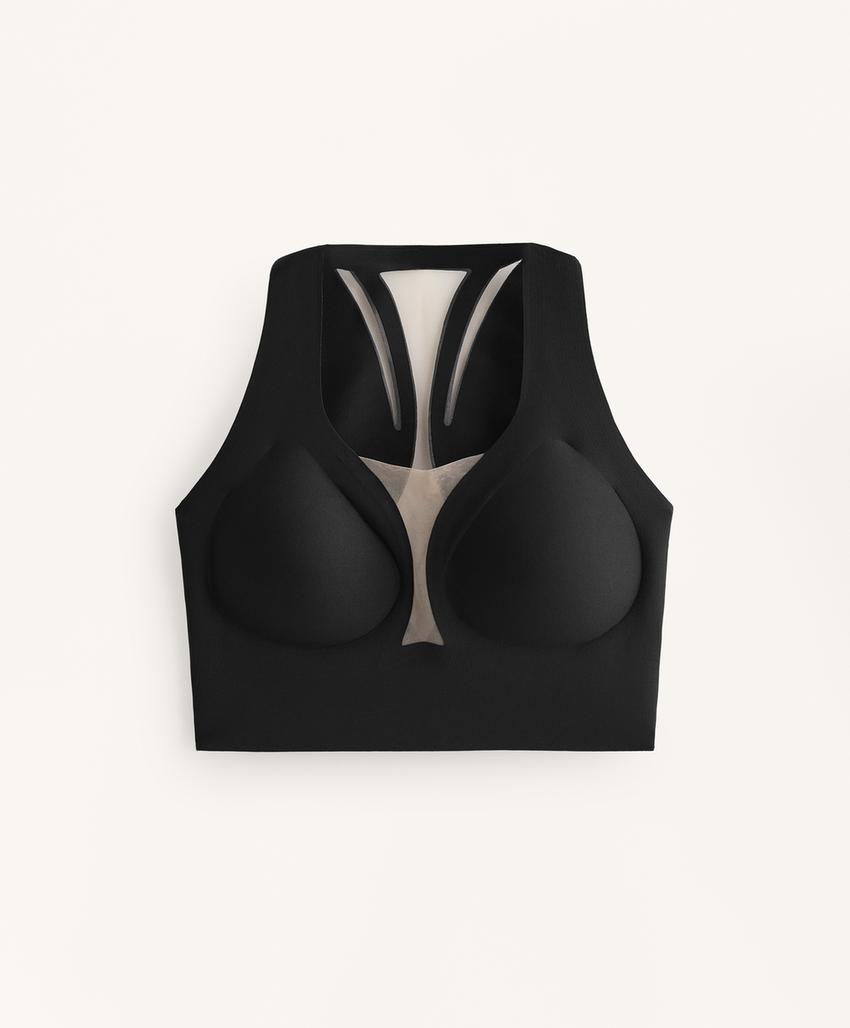 Прозрачный топ без рукавов perfect-adapt