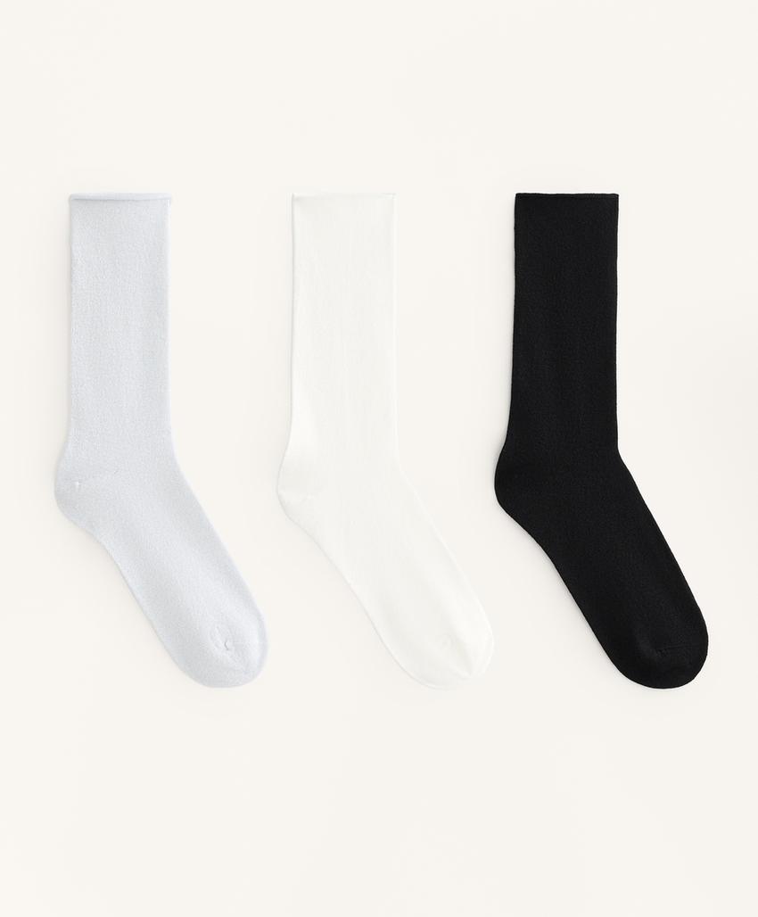 Набор носков из классического полиамидного смесового волокна (3 пары)