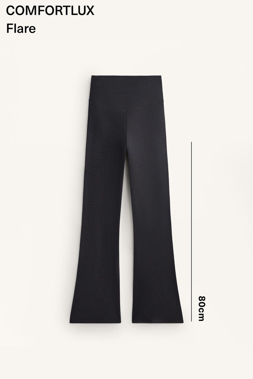 Брюки с высокой посадкой и широкими брючинами comfortlux