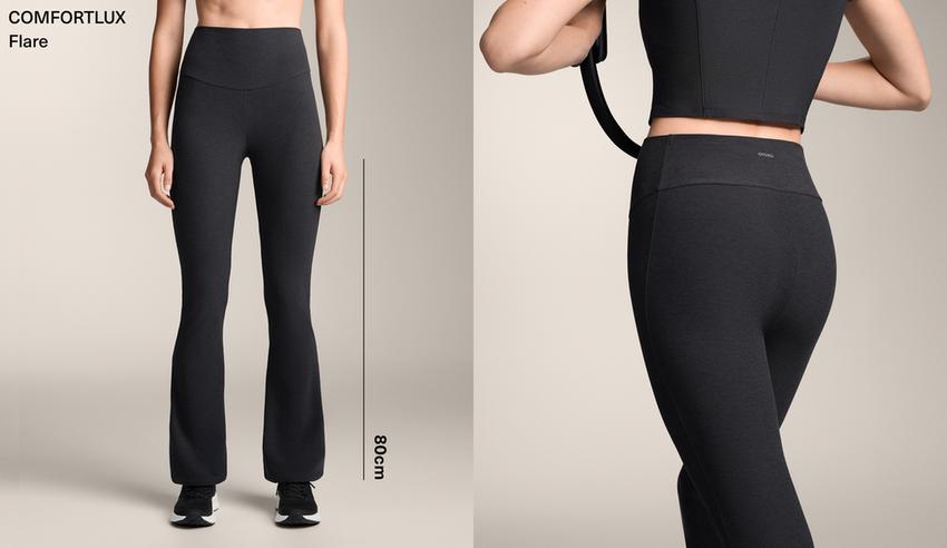 Брюки с высокой посадкой и широкими брючинами comfortlux