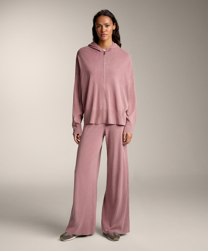 Длинный кардиган в технике washed-effect