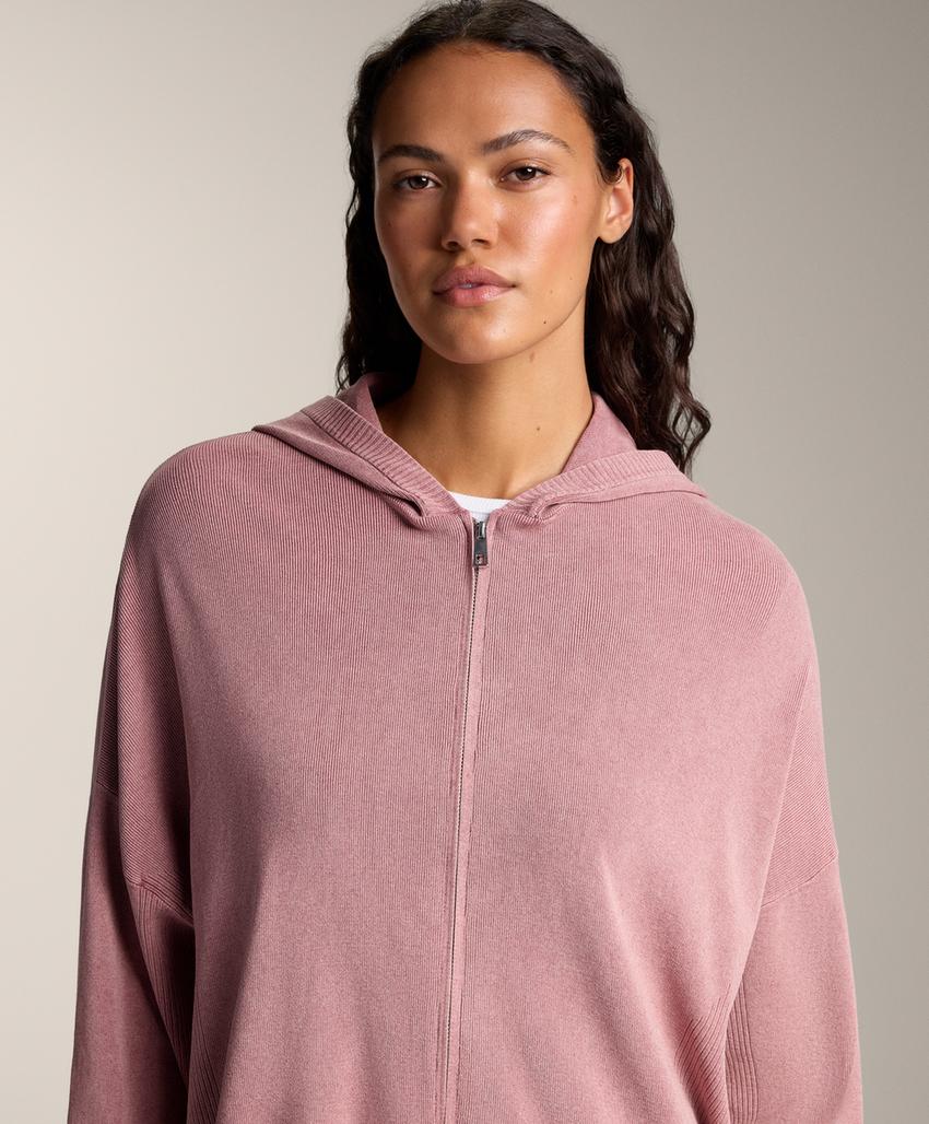 Длинный кардиган в технике washed-effect