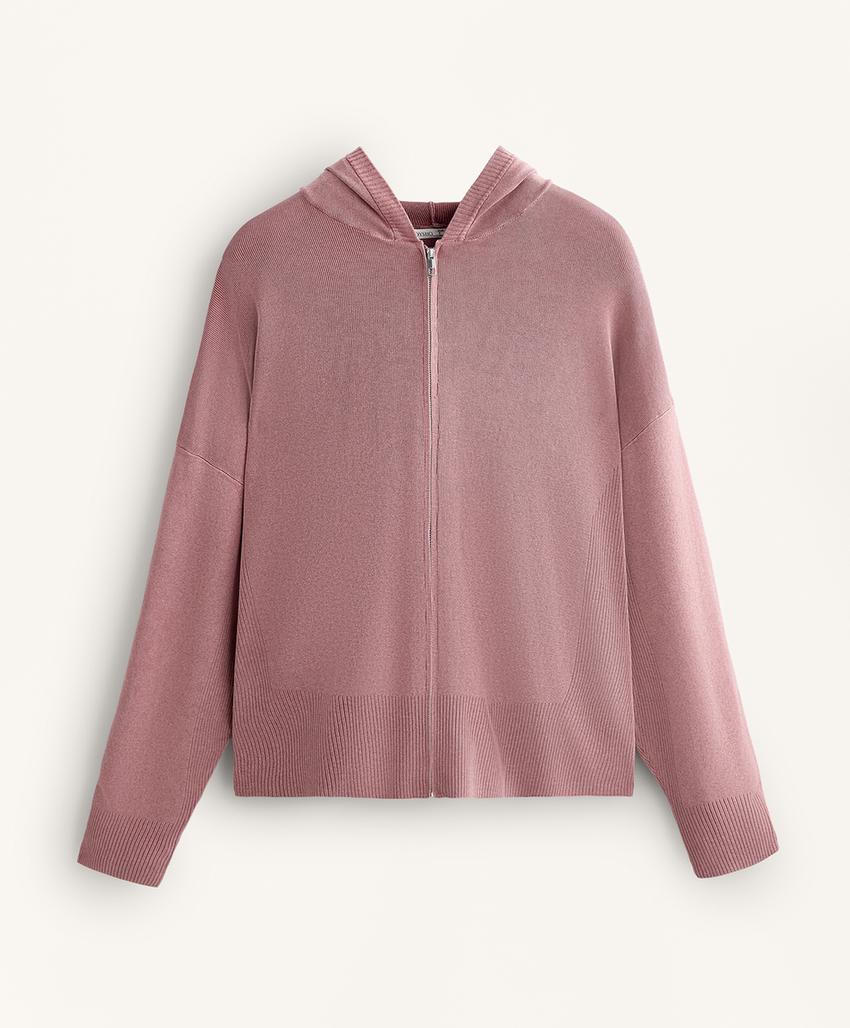 Длинный кардиган в технике washed-effect