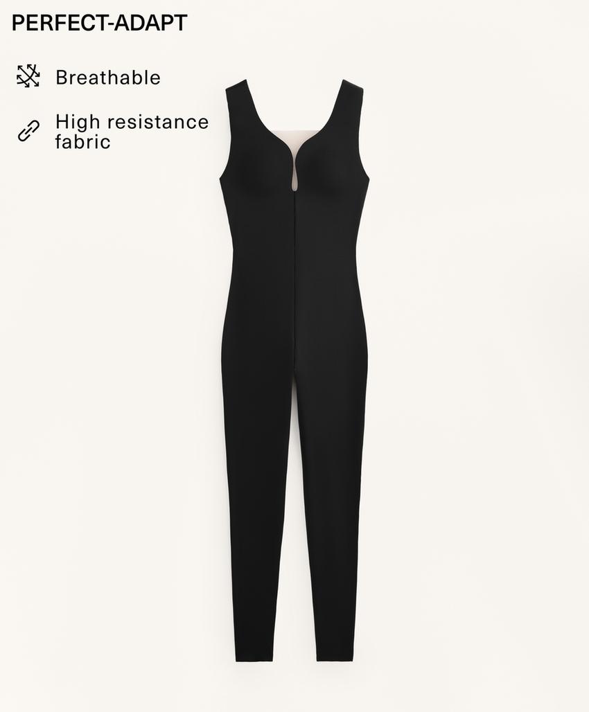 Длинный комбинезон из полупрозрачного материала perfect-adapt