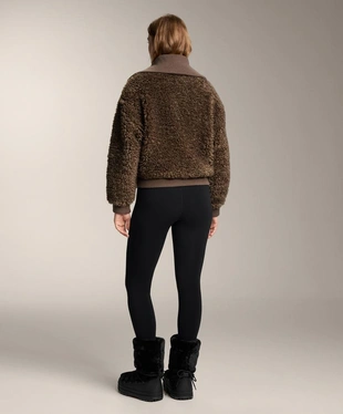 Текстурированная куртка из искусственного меха- Заказать в России