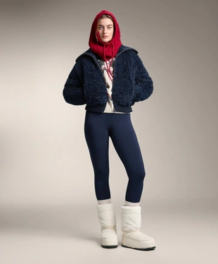 Текстурированная куртка из искусственного меха- Заказать в России