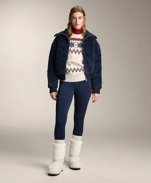 Текстурированная куртка из искусственного меха- Заказать в России