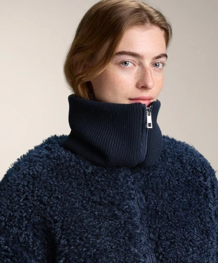 Текстурированная куртка из искусственного меха- Заказать в России