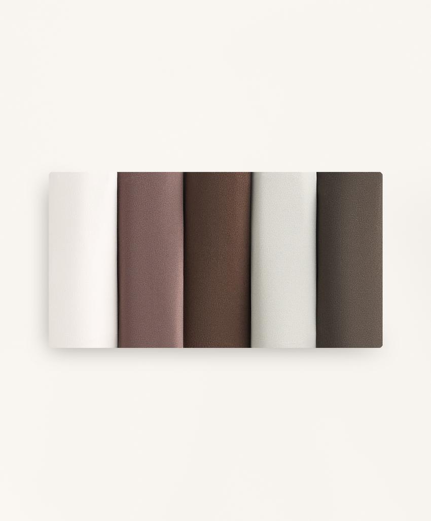 Набор из 5 классических трусиков с невидимым v-вырезом из полиамидного волокна