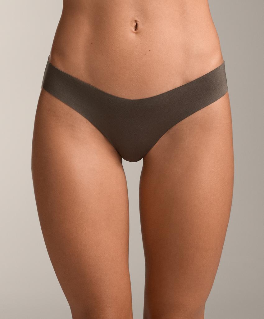 Набор из 5 классических трусиков с невидимым v-вырезом из полиамидного волокна