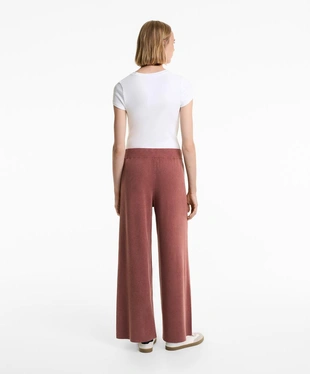 Брюки прямого кроя из мягкого трикотажа- Заказать в России