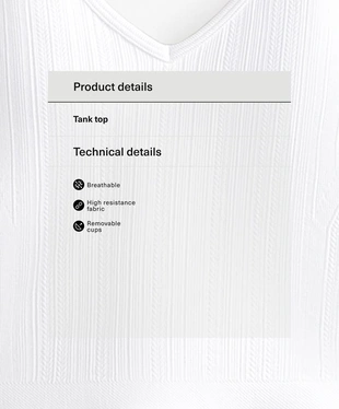 Майка с плетеным рубчиком- Заказать в России