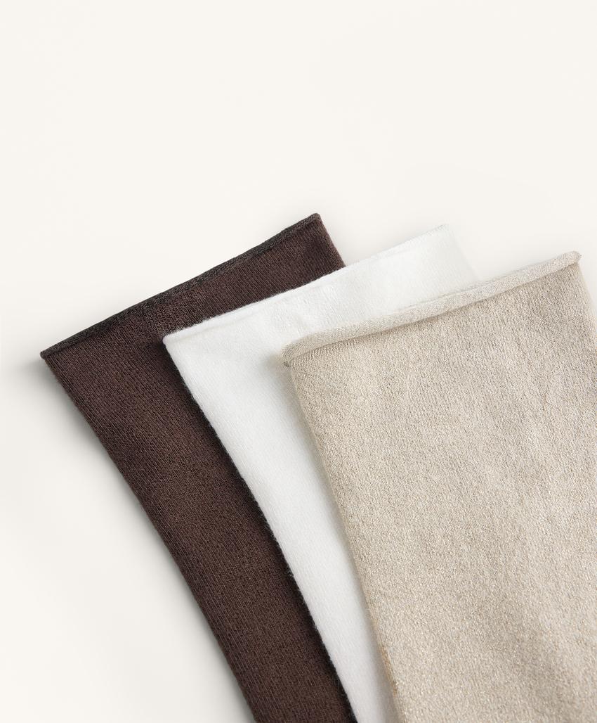 Набор из 3 пар классических носков из полиамидного волокна