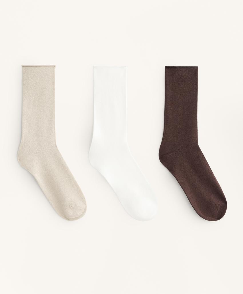 Набор из 3 пар классических носков из полиамидного волокна