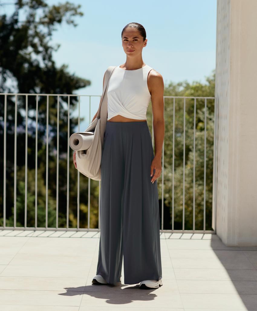 Широкие брюки light touch со свободными штанинами