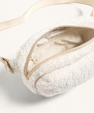 Сумка-банан из искусственного меха- Заказать в России