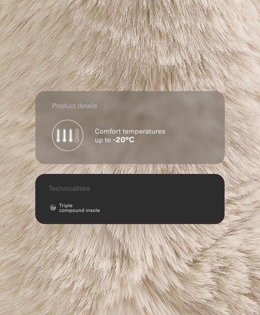 Технические ботинки с эффектом искусственного меха