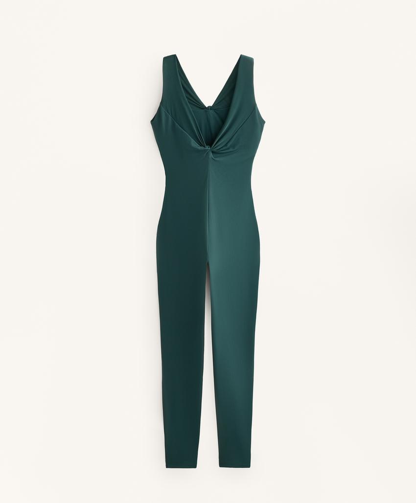 Комбинезон с длинными рукавами и сетчатыми вставками comfortlux