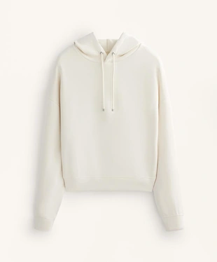 Толстовка «бокси» с капюшоном из модала с начесом- Заказать в России