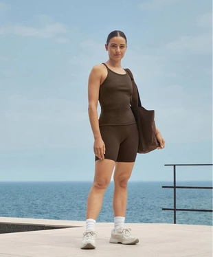 Легинсы-велосипедки COMFORTLUX с высокой посадкой длиной 20 см- Заказать в России