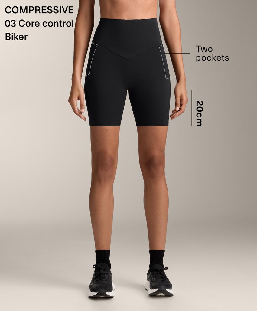 High Rise Compressive Pocket 20cm Cycling Leggings