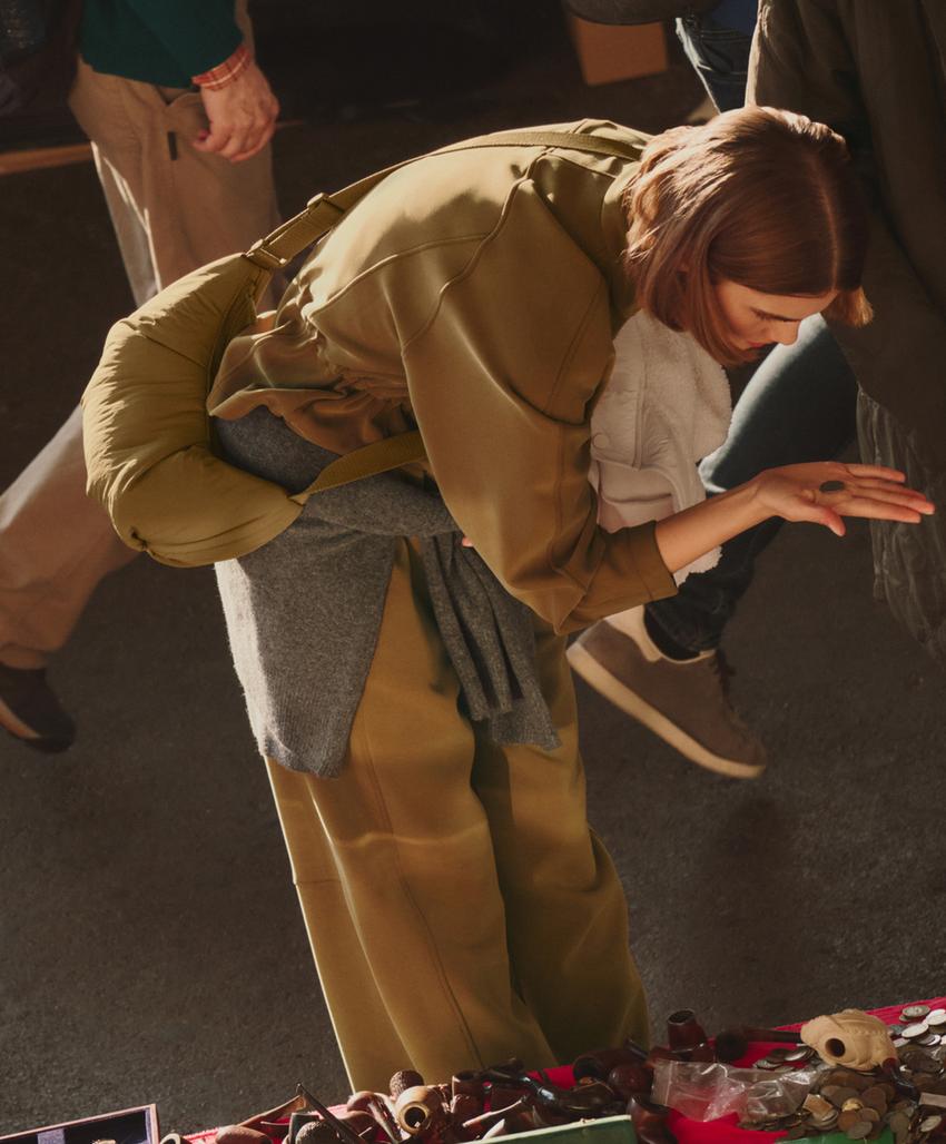 Сумка через плечо с лоскутным стежком