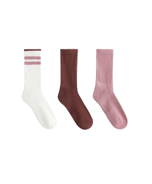 3 пары спортивных классических носков из смесового хлопка- Заказать в России