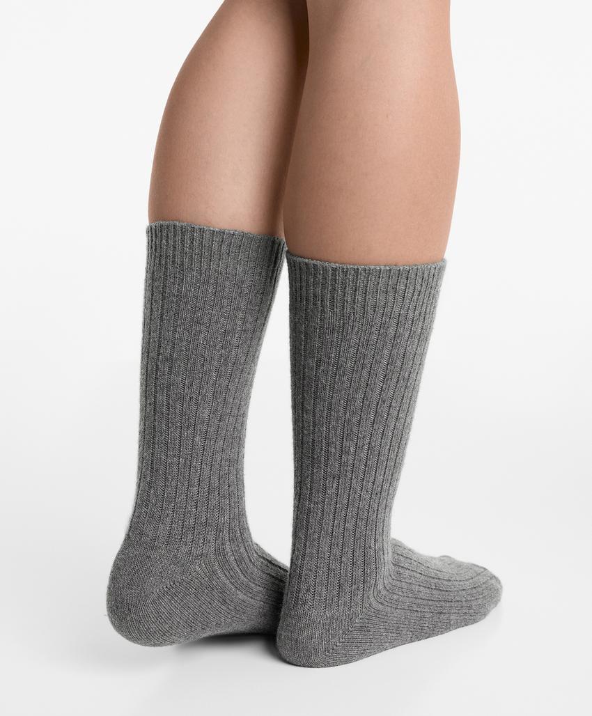 Классические носки 15% кашемир, 10% шерсть