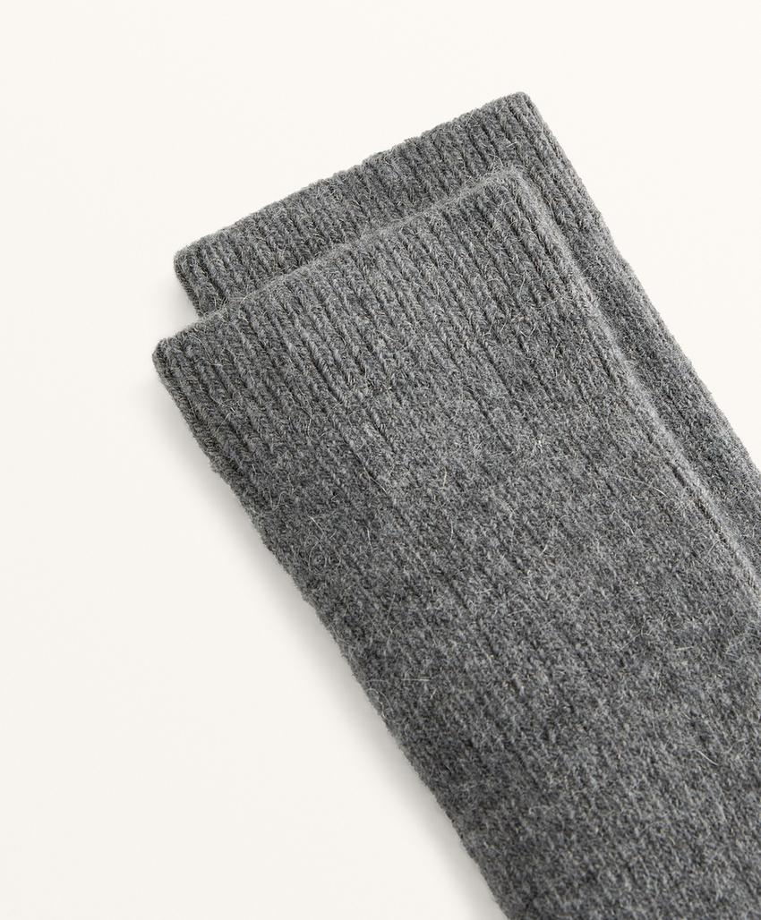 Классические носки 15% кашемир, 10% шерсть