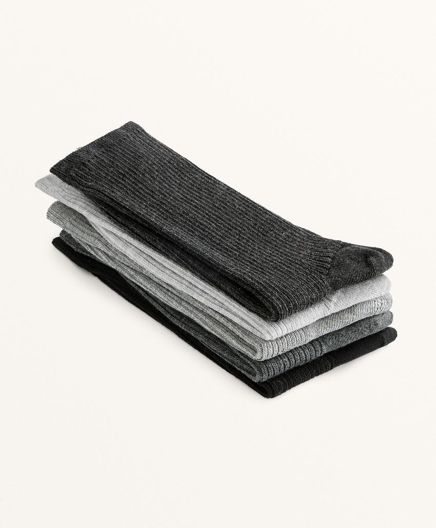 5 пар классических носков из смесового хлопка