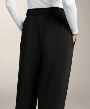 Брюки-джоггеры с начесом из ткани с модалом- Заказать в России