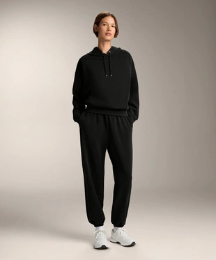 Брюки-джоггеры с начесом из ткани с модалом- Заказать в России