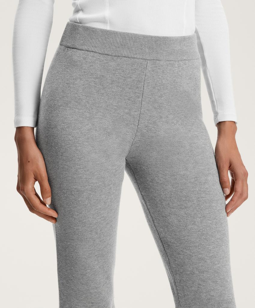 Вязаные брюки клеш