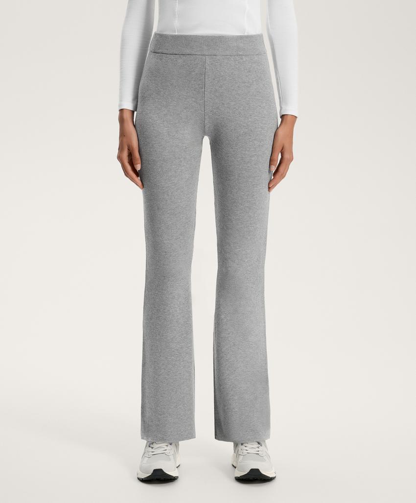 Вязаные брюки клеш