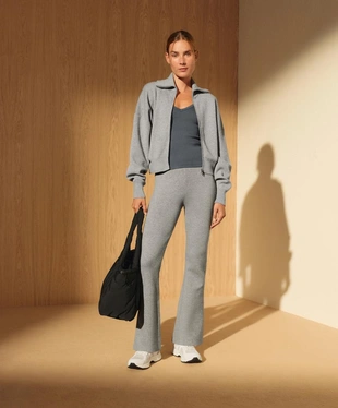 Вязаные брюки клеш- Заказать в России